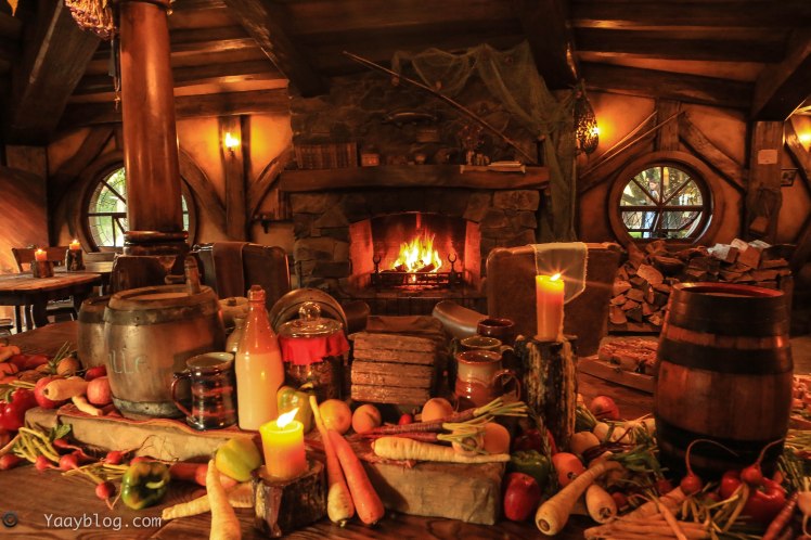 Food banquet at Hobbiton